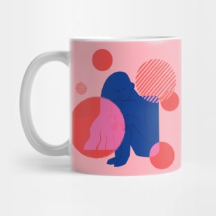 Abstract Girl Mug